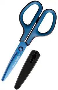 Foarfece Plus Premium Titan - albastru, 17.5 cm