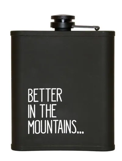 Sticlă buzunar TSL - Hip Flask, negru