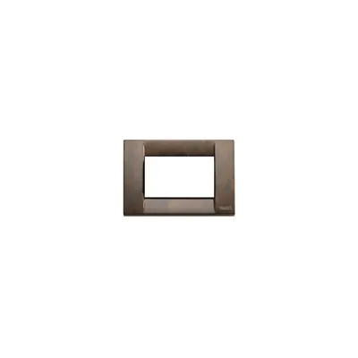 Placa ornament 4 module Vimar(Idea)metal walnut briar
