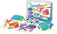 Set de colorat cu acuarele Sentosphere Aquarellum Junior - Pesti
