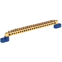 Neutral bus bars with two corner Izolators SHNI-8x12-24-U2-S