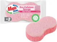 Bureți de bucătărie anti-zgârieturi pentru suprafețe delicate Magic Clean - Premium, 2 buc.