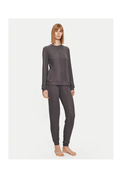 Pijama dama - 302993949 - Poliester - Gri