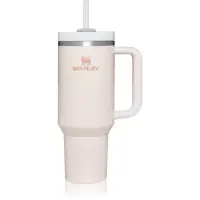 Stanley Quencher H2.O FlowState™ Tumbler pahar din oțel inoxidabil cu pai mare Rose Quartz 1 buc
