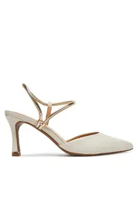 Pantofi dama - piele naturala - alb -