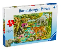 Puzzle Ravensburger din 60 de piese - Animals Of India