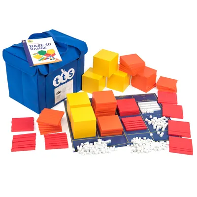 Set 755 de piese pentru activități matematice – Riglete baza zece