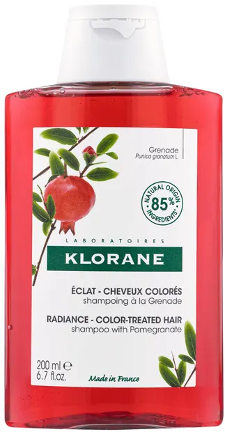 Klorane Pomegranate Șampon pentru par vopsit, 200 ml