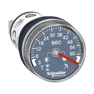24 Vdc Timer Monofunctie Montat Pe Panou cu 3 S, 60 S Temporizare