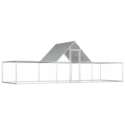 Gossi cotet pentru pasari, 6 x 2 x 2 m, otel galvanizat