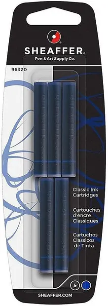 Cartușe pentru pixuri Sheaffer - 5 buc, albastre