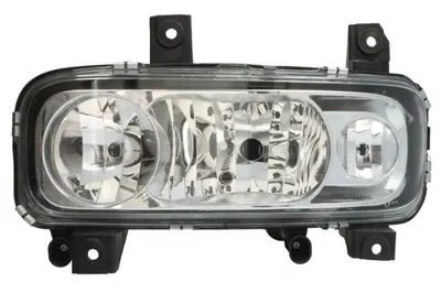 Fat stanga (H7, manual, fara motor, culoare insert: crom platinat) potrivit MERCEDES ATEGO, ATEGO 2, ATEGO 3 01.98