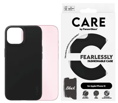 Husa CARE - Fashionable, iPhone 15, negru