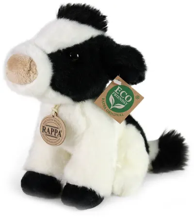 Jucărie de pluș Rappa Eco friends - Vacă, 18 cm