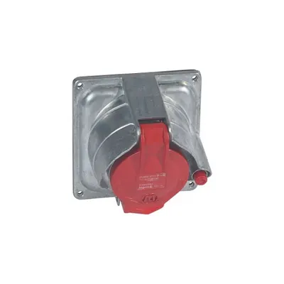 Panou montaj priza Prisinter Hypra - IP44 - 380/415 V~ -16 A - 3P+N+E - metal