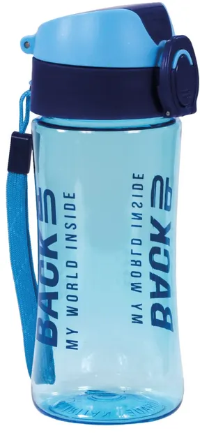 Sticlă de apă BackUp 5 - albastru, 400 ml