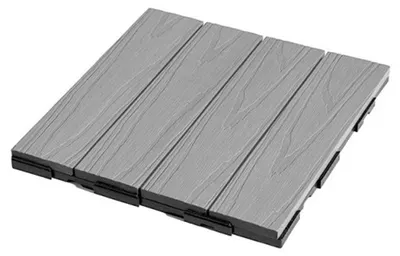 Placă decking Inter Ceramic - SS05, 30 x 30 cm, gri