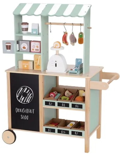 Set din lemn Tooky Toy - Magazin pentru copii