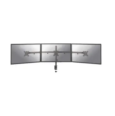 Suport Monitor de Birou Triplu Neomounts FPMA-D550D3BLACK, 10inch - 27inch, VESA 100x100, 7kg (Negru)