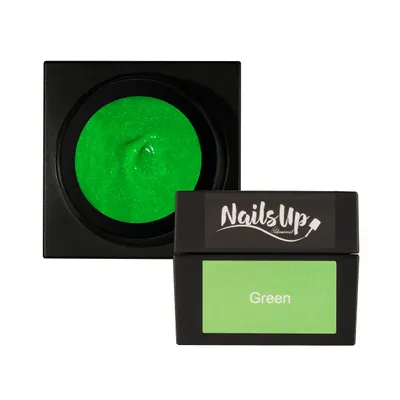 Gel NAILSUP Gypsum Green 5g pentru Nail Art și Textură 3D