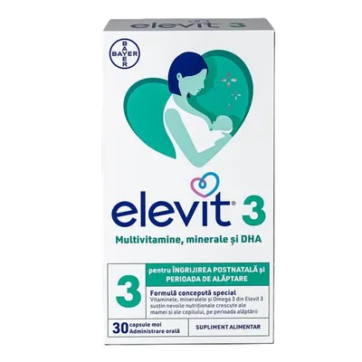 Elevit 3, Bayer | 30 capsule moi