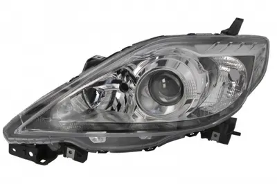 Far Stanga (H7 HB3, electric, fara motoras, culoare insert: gri, culoare semnalizator: alb) potrivit MAZDA 5