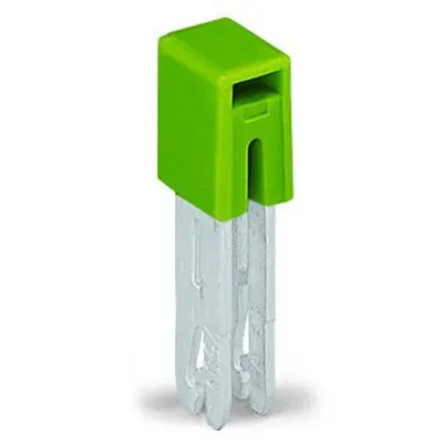Adjacent jumper; insulated; Nominal current 70 A; yellow-green