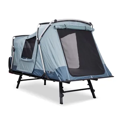Cort auto cu prindere pe carligul de remorcare, Thule, Outset, pentru 3 persoane, Dark slate