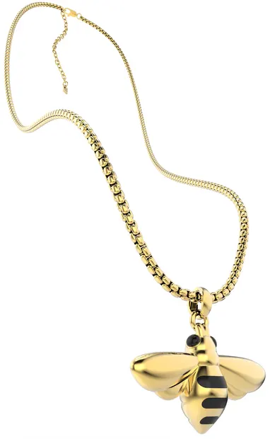Colier cu medalion Metalmorphose - Honeybee