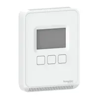 SpaceLogic, Senzor VOC CO2 temperatura, cu 3 butoane/LCD, Analog