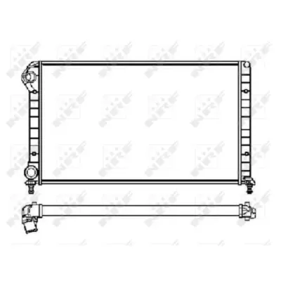 Radiator, racire motor NRF 53231