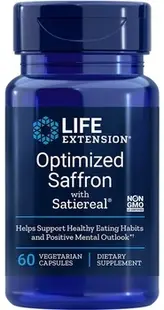 Optimized Saffron with Satiereal, 60 capsule, Life Extension
