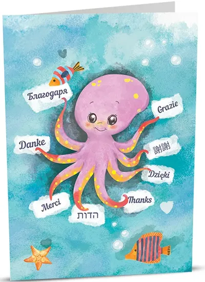 Felicitare iGreat - Thanks, caracatita