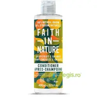 Balsam Natural Revigorant cu Grapefruit si Portocale pentru Par Normal sau Gras 400ml