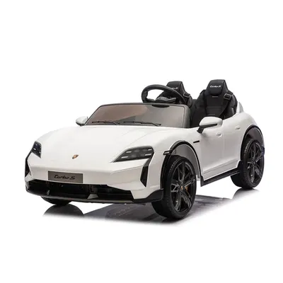 Masinuta cu Acumulatori Pinghu Porsche Taycan 12V Alb