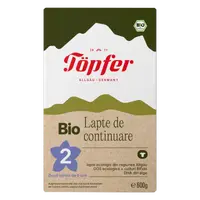 Lapte praf Bio 2 de la 6 luni, 600g, Topfer