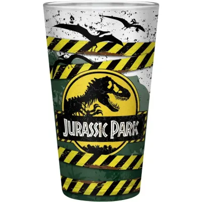 Pahar Mare 400 ml Jurassic Park - Danger High Voltage