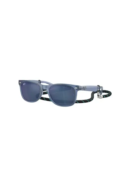 Ochelari de soare wayfarer cu lentile oglinda New - Albastru deschis