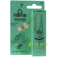 Balsam de Buze Multifunctional cu Extract de Papaya, Ulei de Ricin si Aloe Vera cu Breloc Matcha 10ml