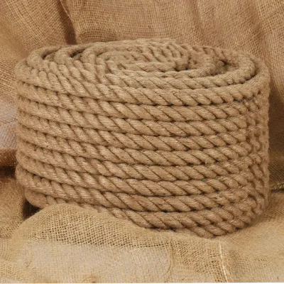 vidaXL Frânghie din iută 100% 20 mm 50 m