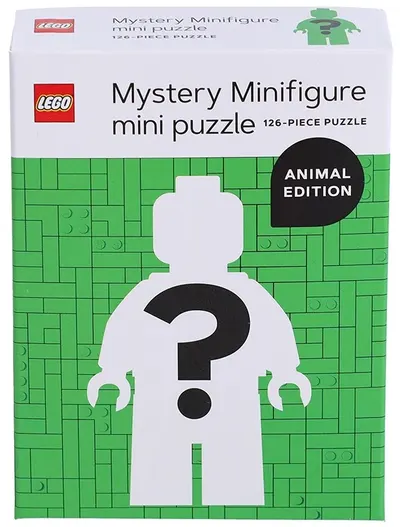 Puzzle-ghicitoare Chronicle Books din 126 de piese - Mini figurine, ediție cu animale