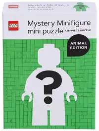 Puzzle-ghicitoare Chronicle Books din 126 de piese - Mini figurine, ediție cu animale