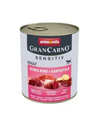 ANIMONDA Grancarno Sensitive Hrana umeda cu carne de vita si cartofi pentru cainii adulti 800 g
