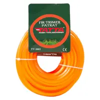 Fir patrat din nylon pentru trimmer TATTA TT-2002, grosime 2.4mm, lungime 15m Engros