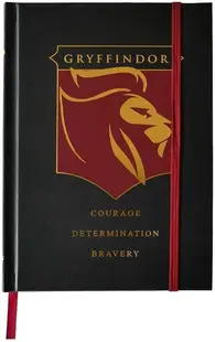 Caiet cu semn de cărți CineReplicas Movies: Harry Potter - Gryffindor, format A5