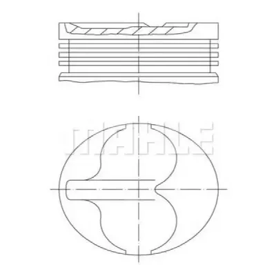 Piston Mahle Original 640 06 01