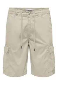 Pantaloni scurti barbati Sons - 22029214 - Bumbac - Bej - Bej