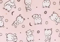 Sac de dormit copii 1.5 tog Baby Bear roz din bumbac 130 cm