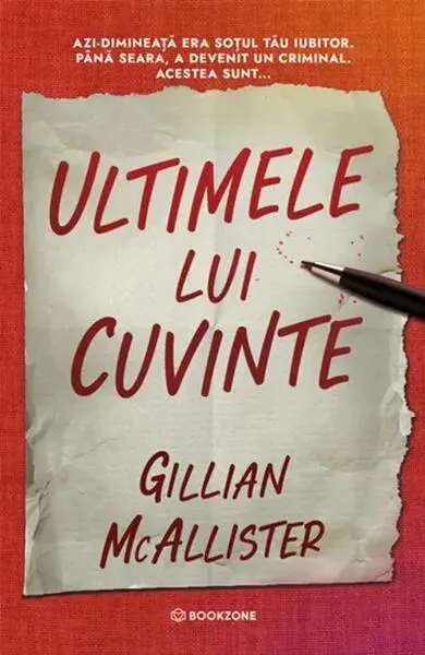 Ultimele lui cuvinte - Paperback brosat - Gillian McAllister
