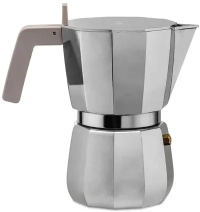 Aparat de cafea Alessi - Moka, 6 cești, aluminiu